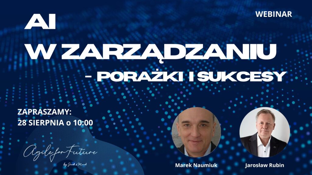 AI w zarządzaniu - zapraszamy na webinar