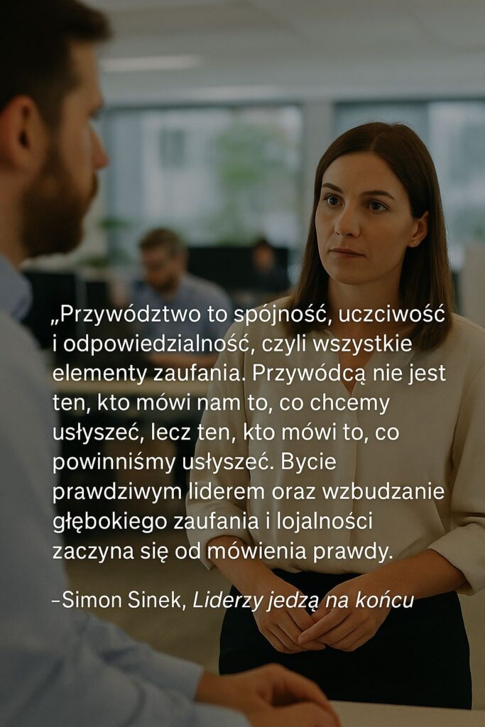 Zwinne zarządzanie wymaga zaufania, a zaufanie opiera się na mówieniu prawdy