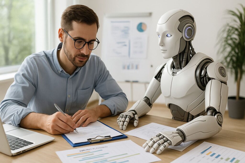 Zobacz, jak AI wspiera zarządzanie projektami – pomaga tworzyć kartę projektu, plan działań i harmonogram bez zbędnej biurokracji.